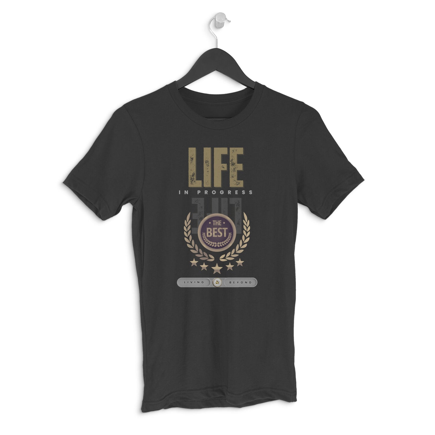 Pro Art Life Unisex Round Neck Half Sleeve T-Shirt Black