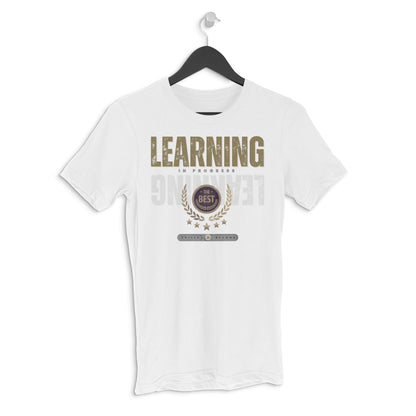 Pro Art Learning Unisex Round Neck Half Sleeve T-Shirt White