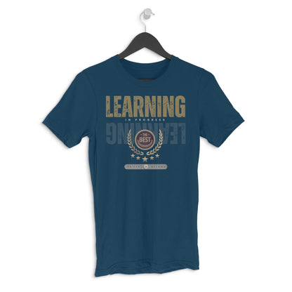 Pro Art Learning Unisex Round Neck Half Sleeve T-Shirt Navy Blue