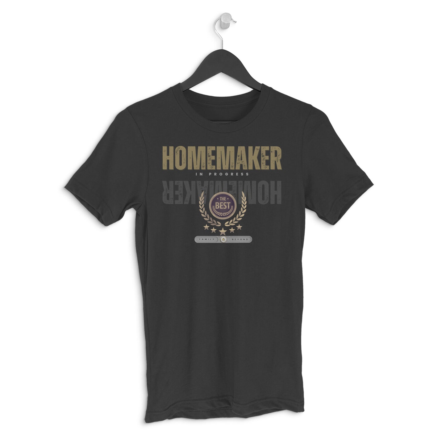 Pro Art Homemaker Unisex Round Neck Half Sleeve T-Shirt Black