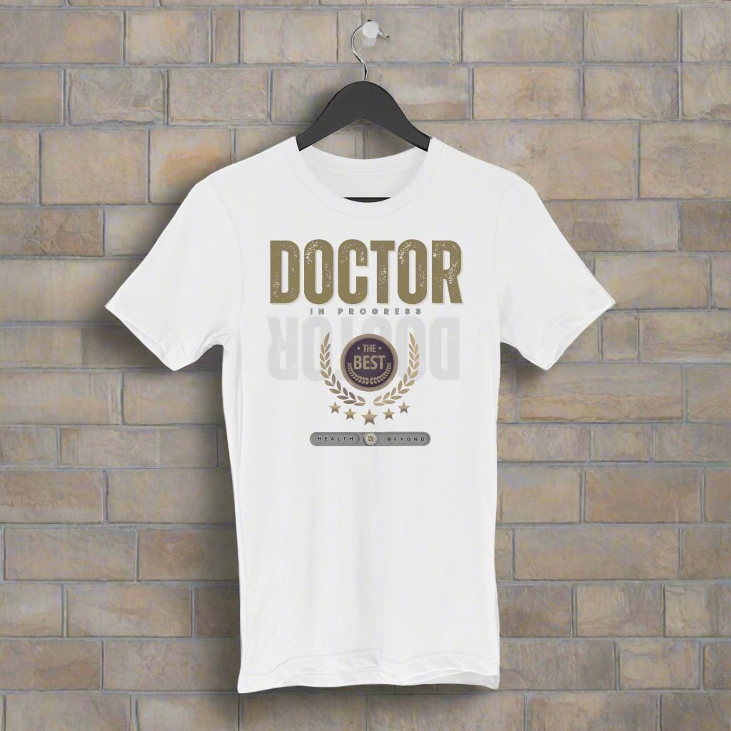 Pro Art Doctor Unisex Neck Half Sleeve T-Shirt White