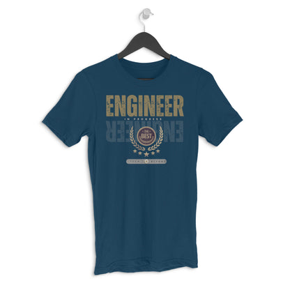 Pro Art Engineer Unisex Round Neck Half Sleeve T-Shirt Navy Blue