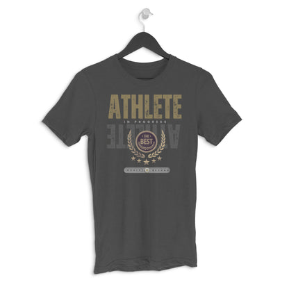 Pro Art Athlete Unisex Round Neck Half Sleeve T-Shirt Charcoal Grey