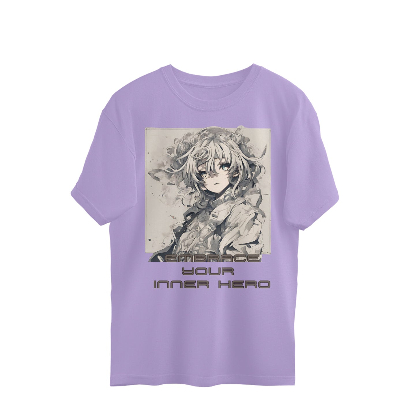 Embrace Unisex Oversized T-Shirt Iris Lavender