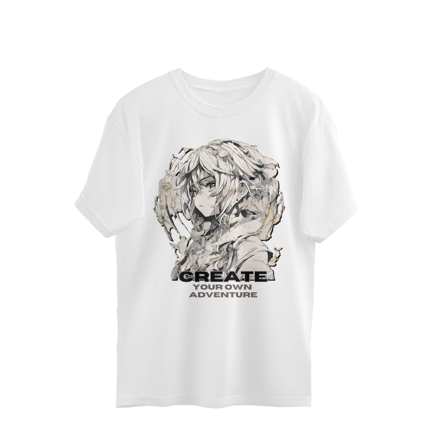 Create Unisex Oversized T-Shirt White