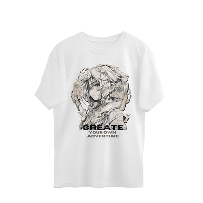 Create Unisex Oversized T-Shirt White