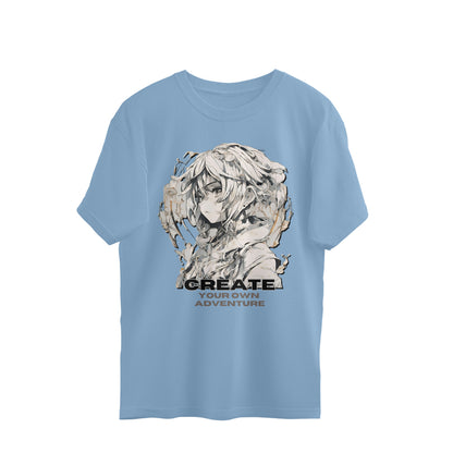 Create Unisex Oversized T-Shirt Baby Blue