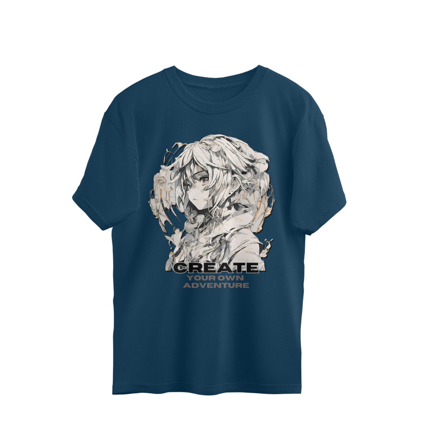 Create Unisex Oversized T-Shirt Navy Blue