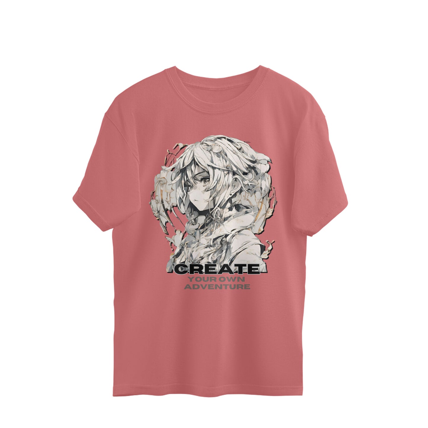 Create Unisex Oversized T-Shirt Dusty Rose