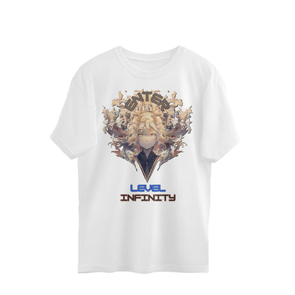 Level Unisex Oversized T-Shirt White