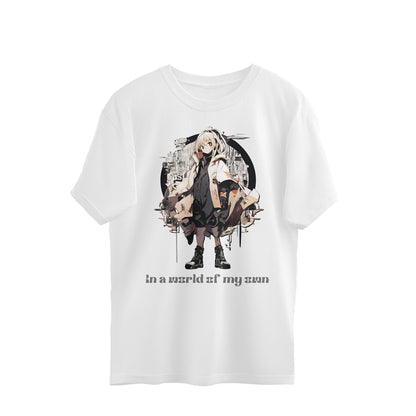 In a World Unisex Oversized T-Shirt White