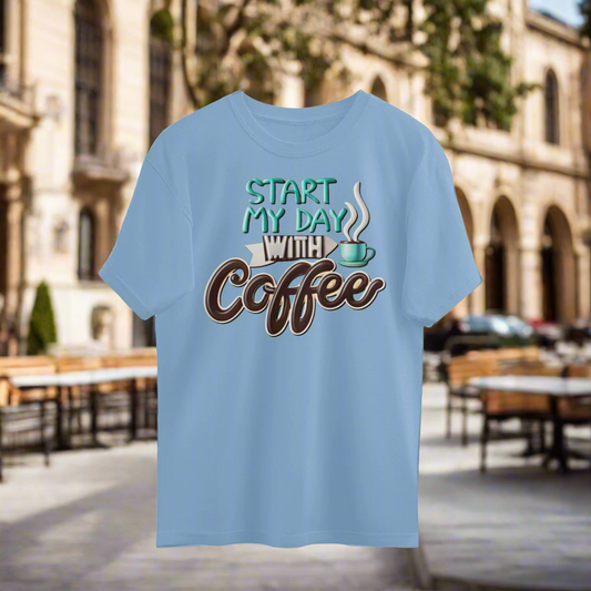 Start my Day Unisex Oversized T-Shirt