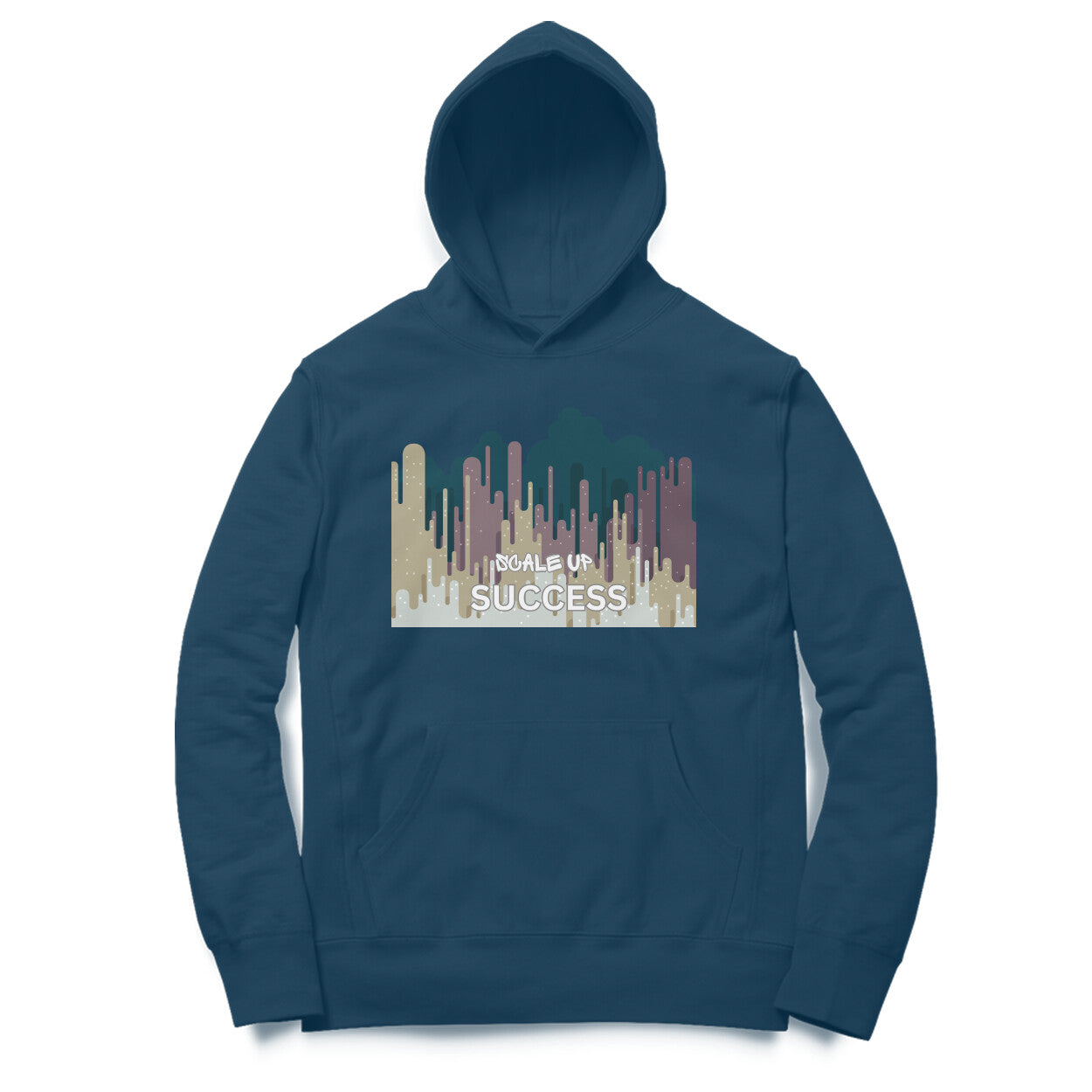 Scale up Unisex Hoodie Navy Blue