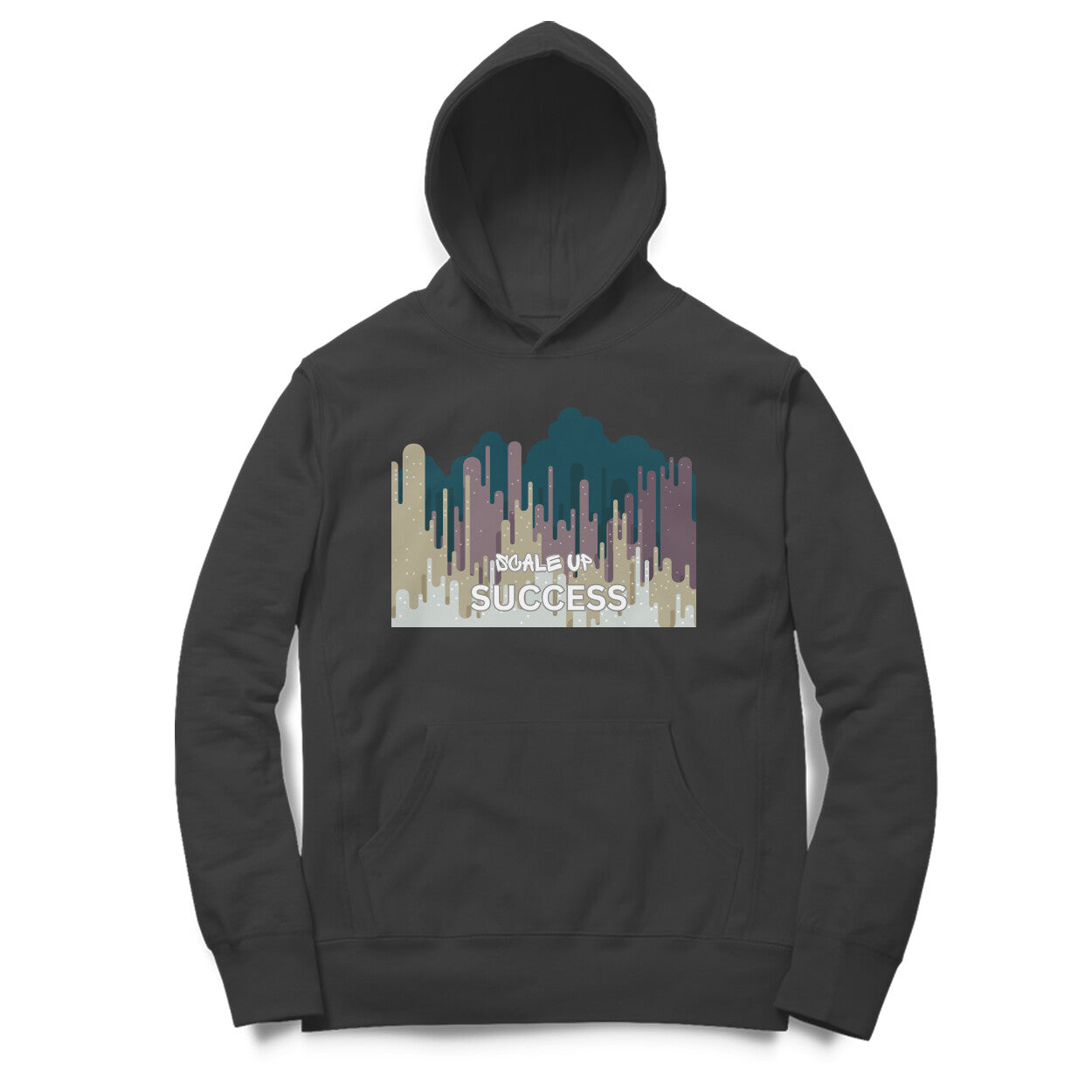 Scale up Unisex Hoodie Black