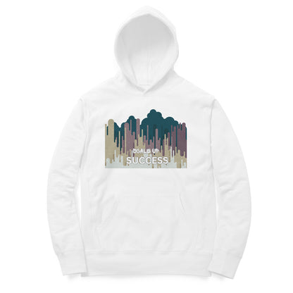 Scale up Unisex Hoodie White