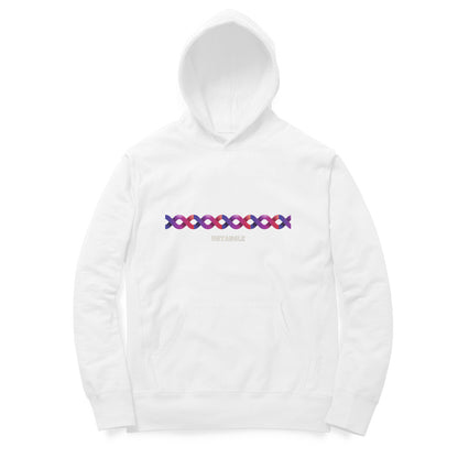 Untangle Unisex Hoodie White