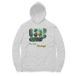 Be the Change Unisex Hoodie Melange Grey