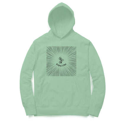 Enjoy Unisex Hoodie Mint Green