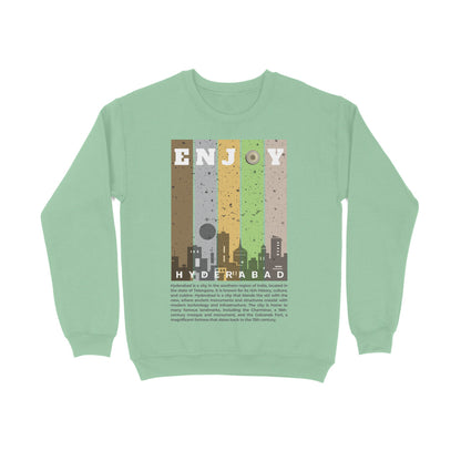 Hyderabad Unisex Sweatshirt Mint Green