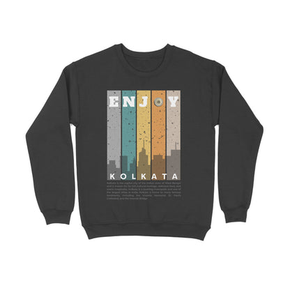 Kolkata Unisex Sweatshirt Black