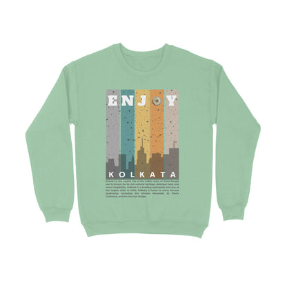 Kolkata Unisex Sweatshirt Mint Green