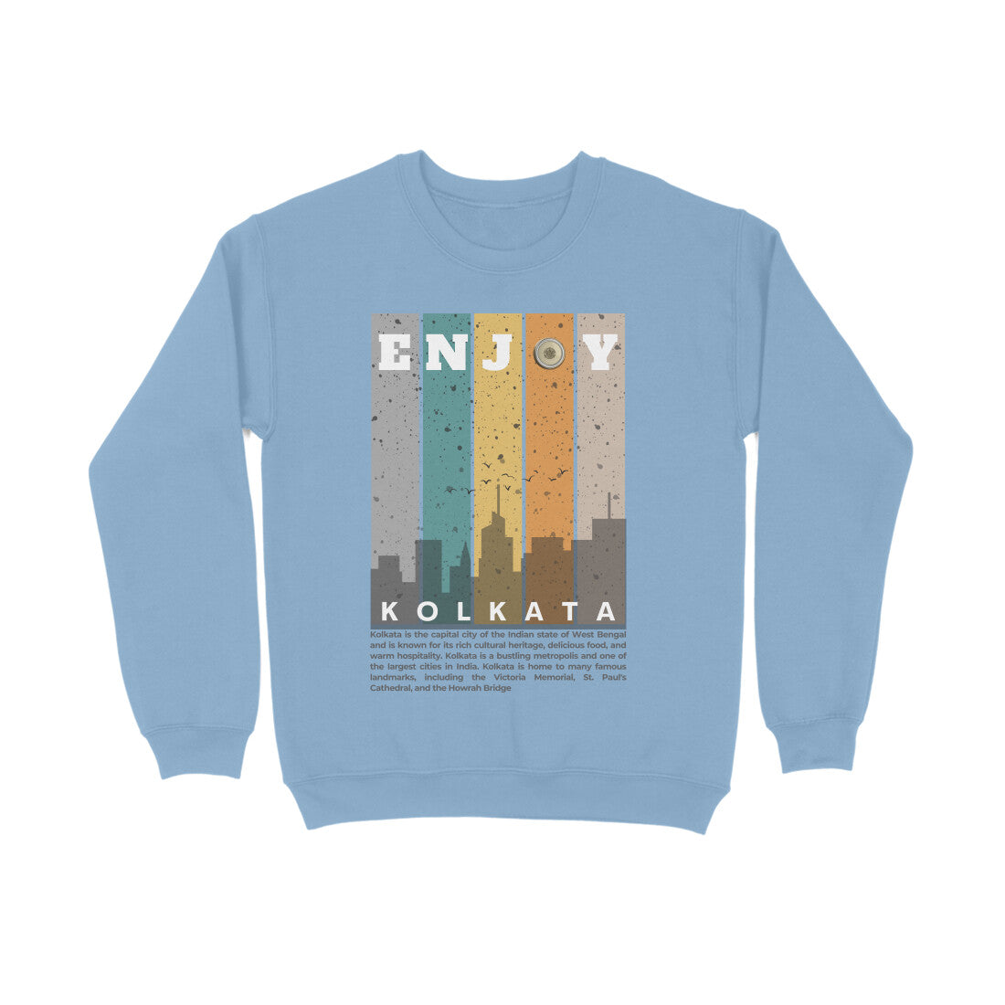 Kolkata Unisex Sweatshirt Baby Blue