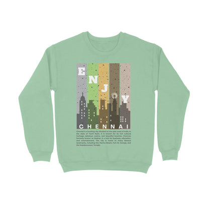 Chennai Unisex Sweatshirt Mint Green