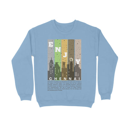 Chennai Unisex Sweatshirt Baby Blue