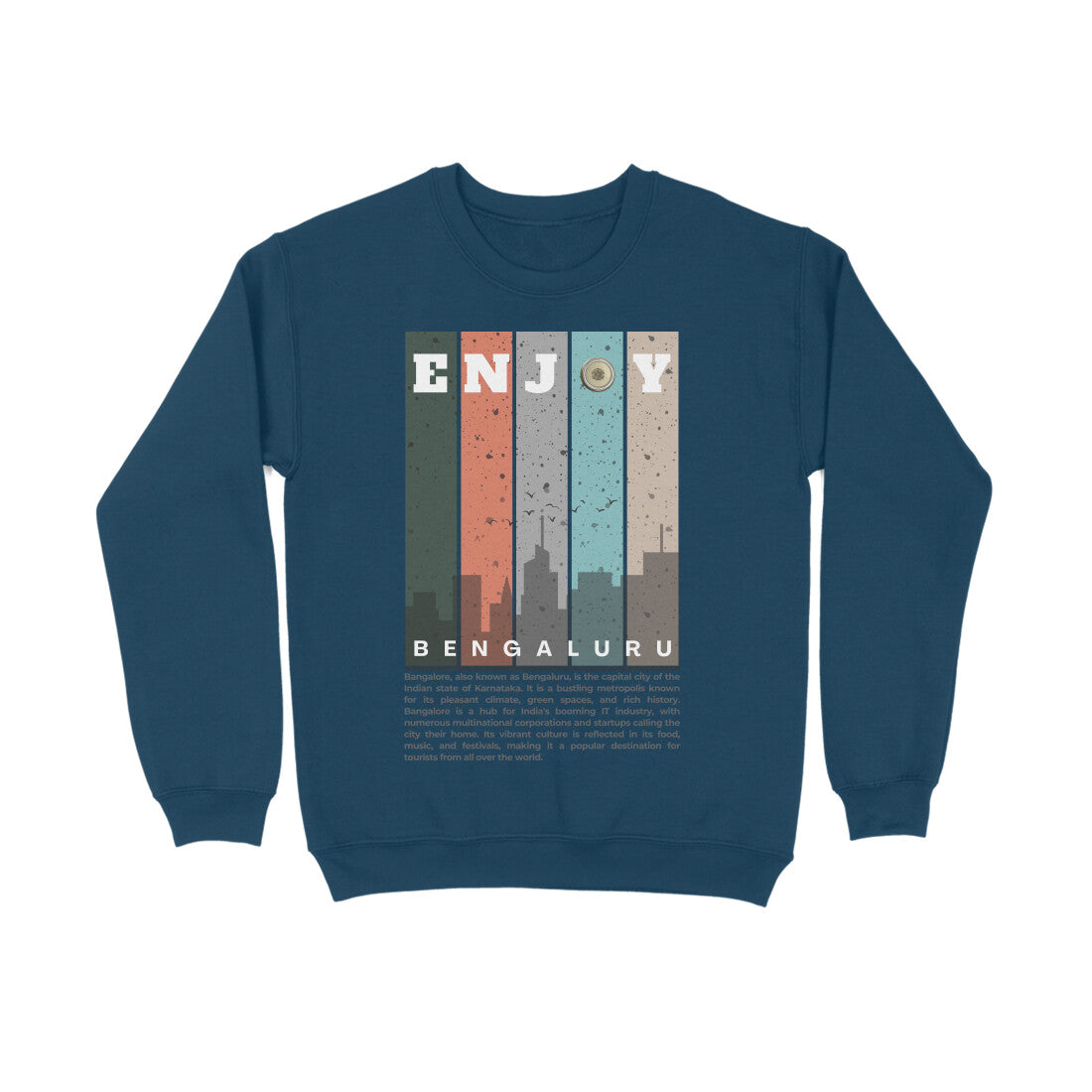 Bengaluru Unisex Sweatshirt Navy Blue