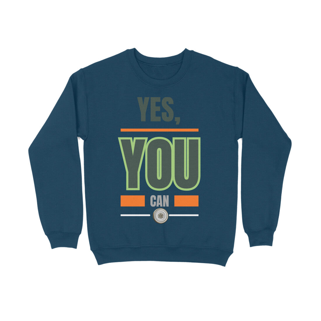 Yes You can Unisex Sweatshirt Navy Blue