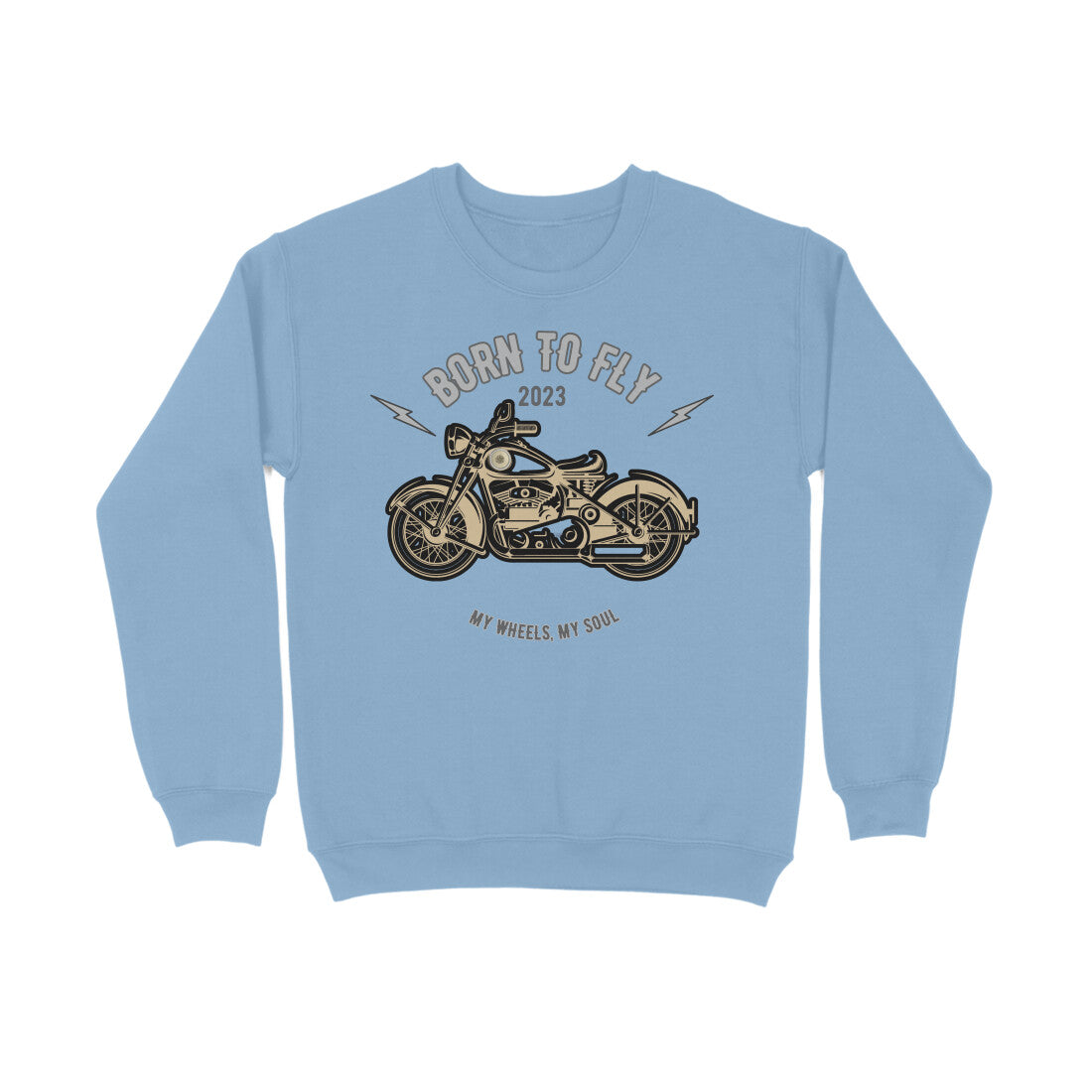 Born to Fly Unisex Sweatshirt Baby Blue