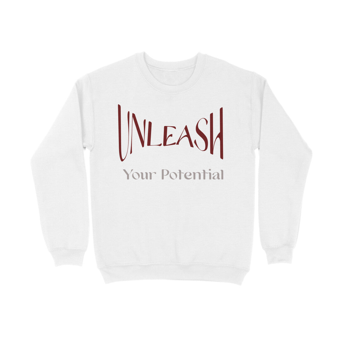 Unleash Unisex Sweatshirt White
