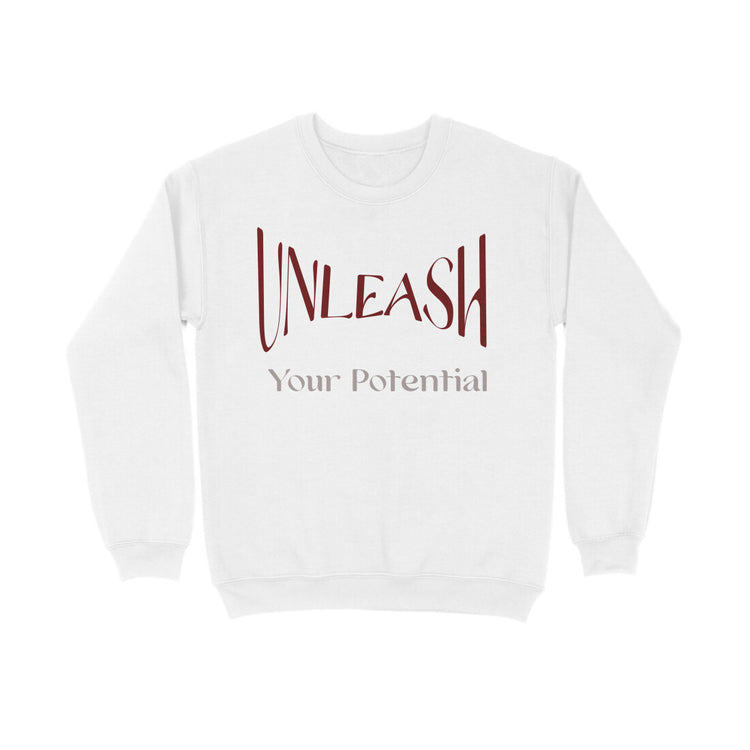 Unleash Unisex Sweatshirt White