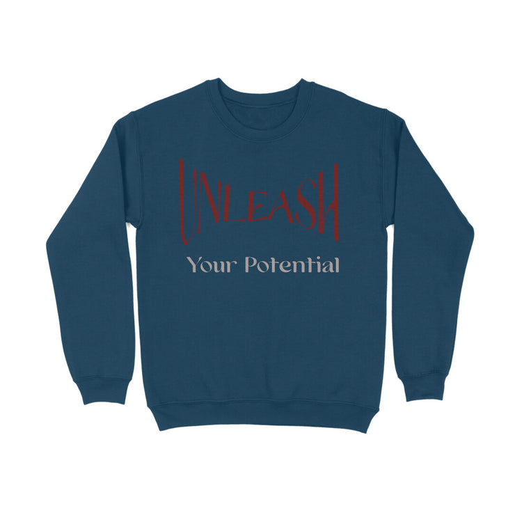 Unleash Unisex Sweatshirt Navy Blue