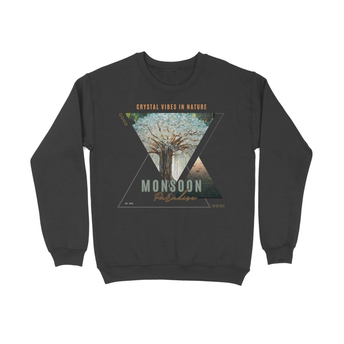 Monsoon Unisex Sweatshirt Black