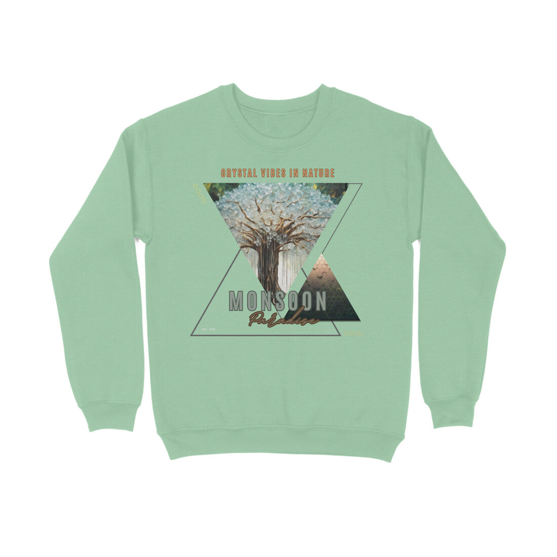 Monsoon Unisex Sweatshirt Mint Green