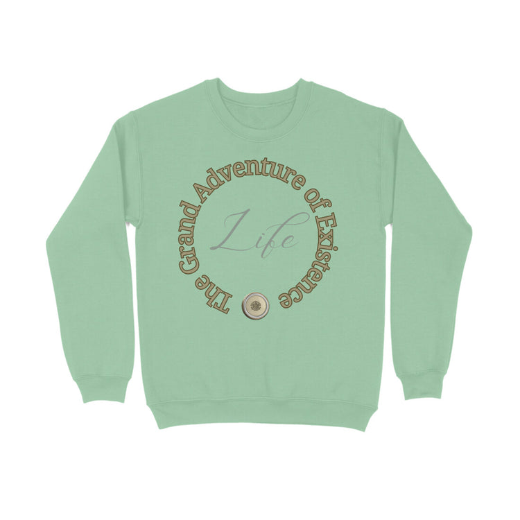 Grand Adventure Unisex Sweatshirt Mint Green