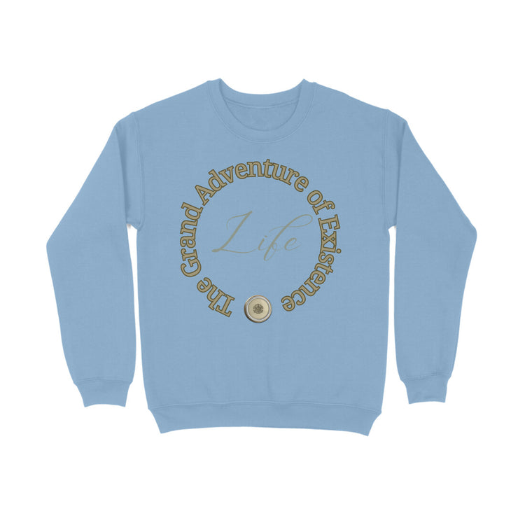 Grand Adventure Unisex Sweatshirt Baby Blue