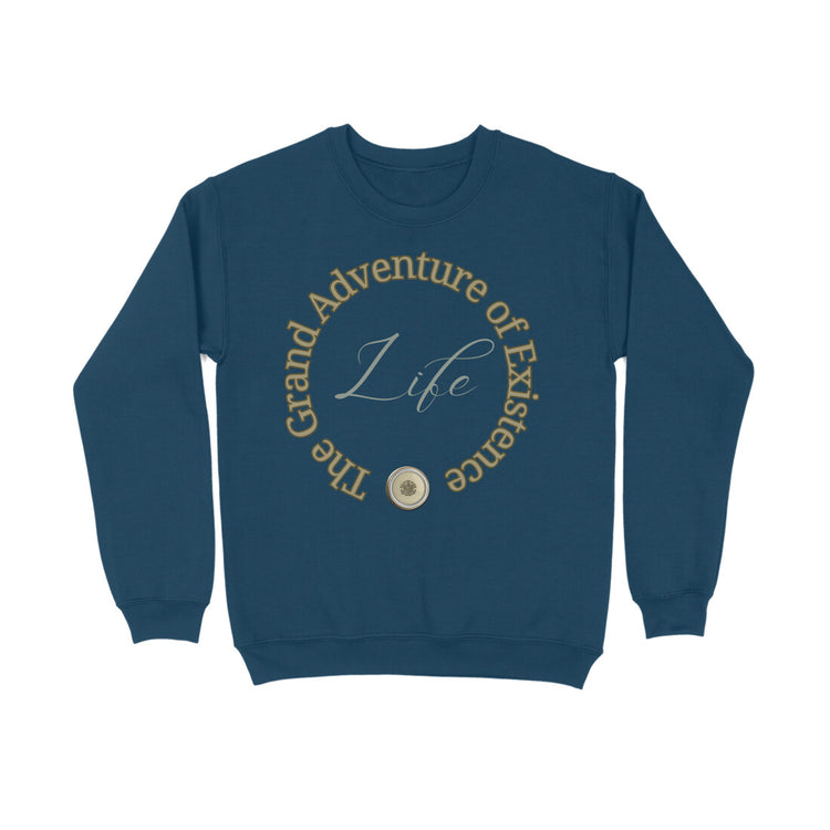 Grand Adventure Unisex Sweatshirt Navy Blue