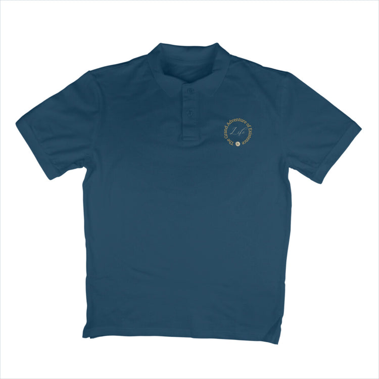 Grand Adventure Polo T-Shirt Navy Blue