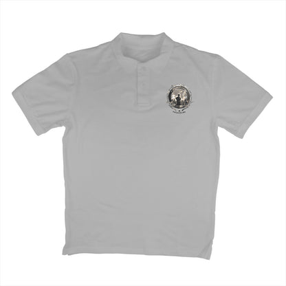 Anime Art Portal Men's Polo T-Shirt Melange Grey