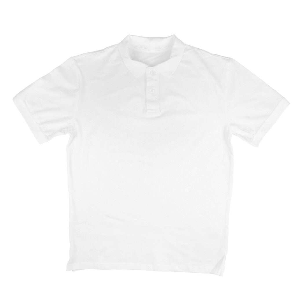 Plain Art Men's Polo T-Shirt White