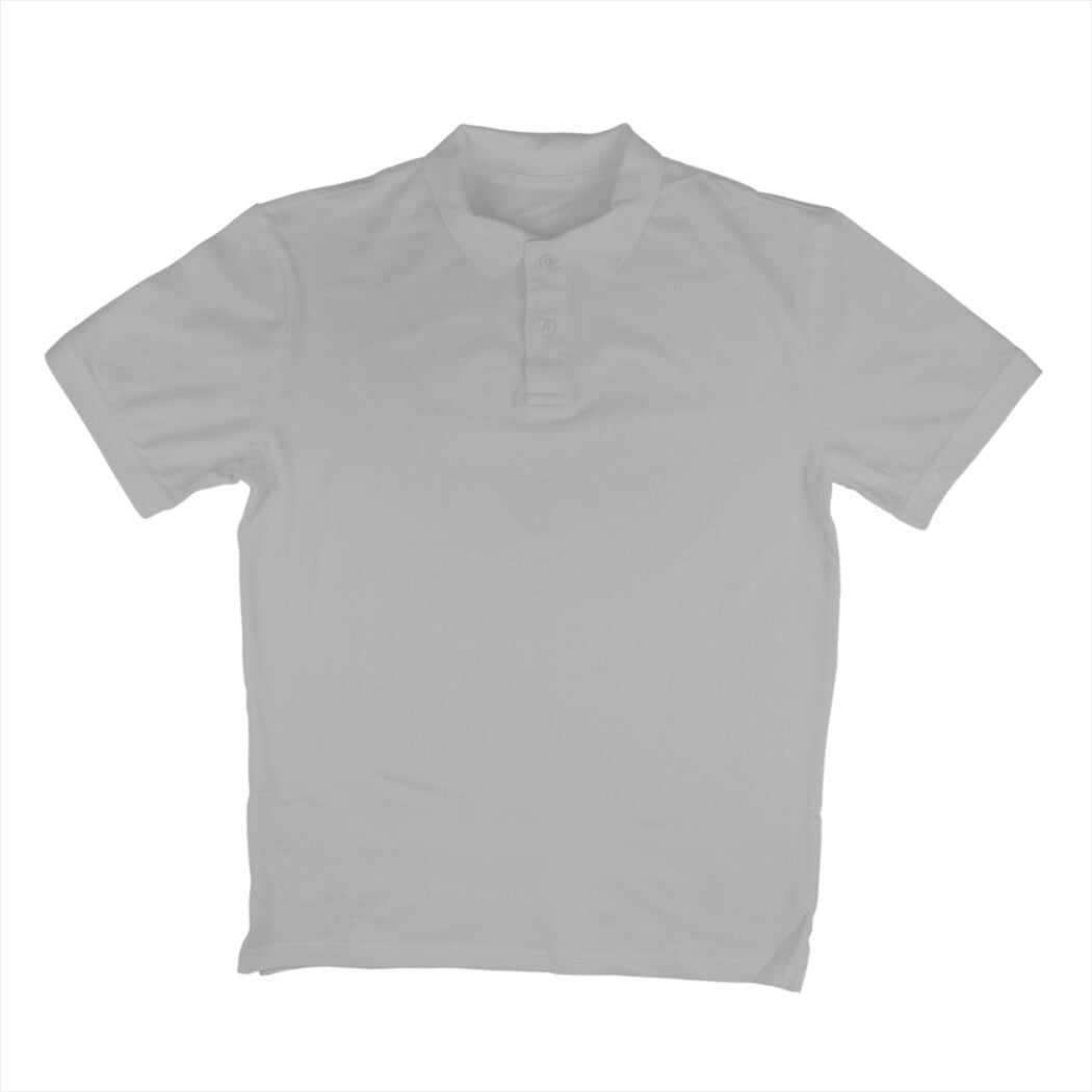 Plain Art Men's Polo T-Shirt Melange Grey