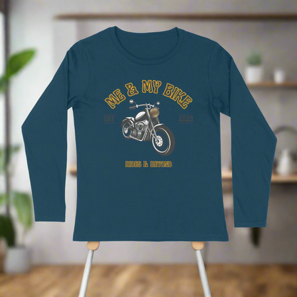 Me and My Bike Men's Full Sleeve Round Neck T-Shirt