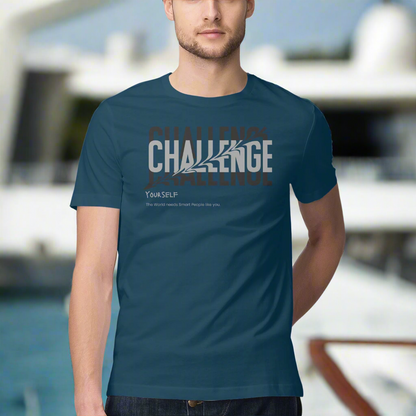 Challenge Men's Half Sleeve Round Neck T-Shirt