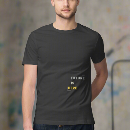 Future is here Men's Half Sleeve Round Neck T-Shirt