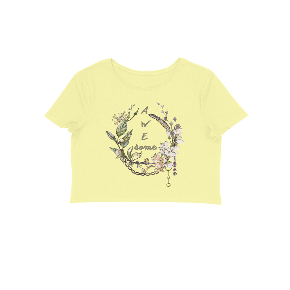 Awesome Time Crop Top