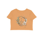 Awesome Time Crop Top Mustard Yellow