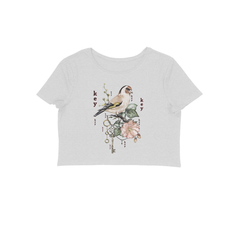 Key.key Crop Top Melange Grey