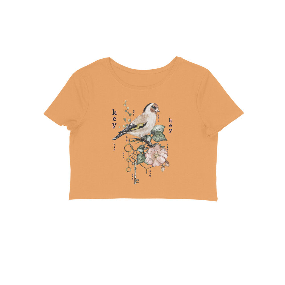 Key.key Crop Top Mustard Yellow